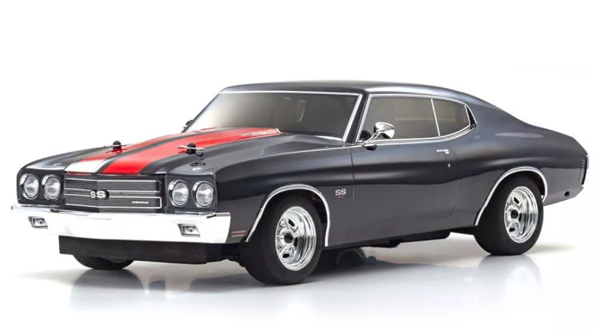 1/10 EP Fazer Mk2 1970 Chevy Chevelle SS 454 LS6, Tuxedo Black – RTR