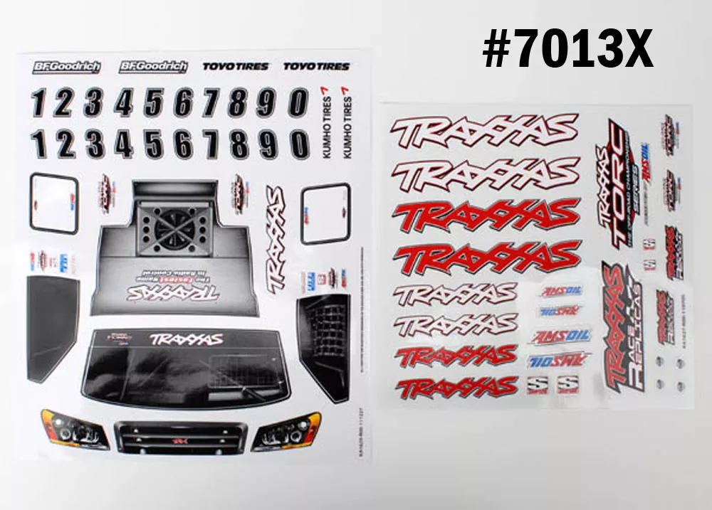 1/16 Slash 4WD Decal Sheets (Team Truck Decals or Standard)