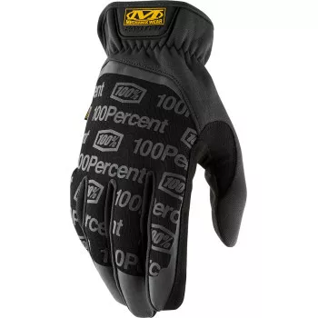 100% 100 Fastfit Gloves Black