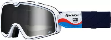 100% Barstow Lucien Silver Mirror Goggles