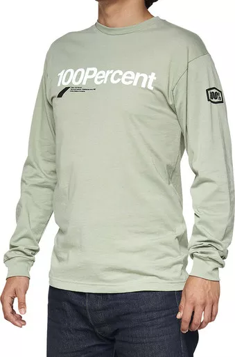 100% Bilto Long-Sleeve T-Shirt Slate Green