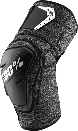 100% Fortis Knee Guards Gray Black