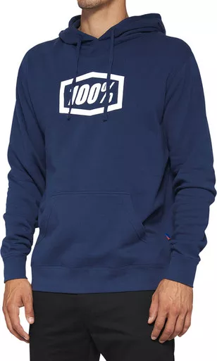 100% Icon Pullover Navy Hoodie