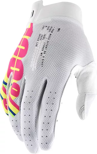 100% iTrack System White Gloves