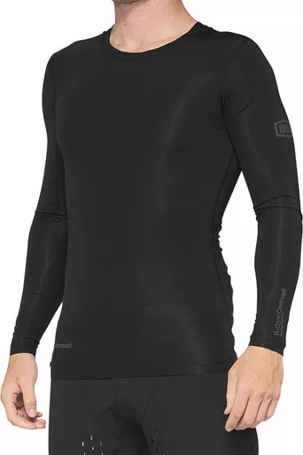 100% R-Core Concept Long-Sleeve Black Jersey