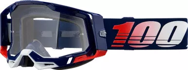 100% Racecraft 2 Republic Clear Goggles