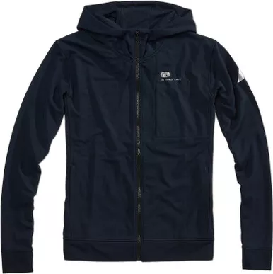 100% Regent Zip Hoodie Blue