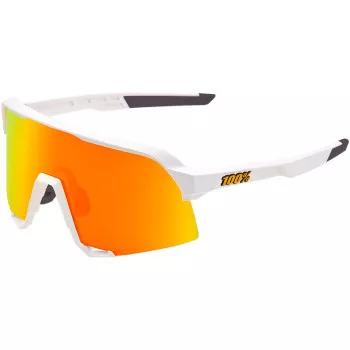 100% S3 Sunglasses White sizeRed Mirror