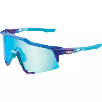 100% Speedcraft Sunglasses Metallic Blue sizeBlue Mirror