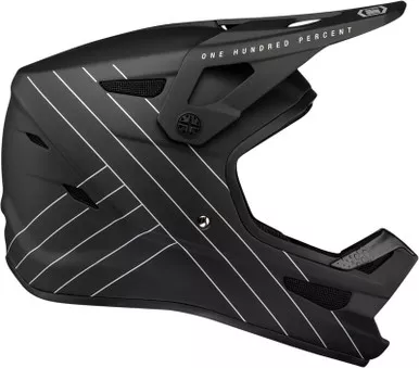 100% Status Helmet Black