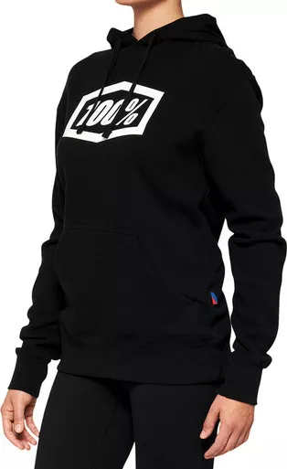 100% Women’s Icon Black Hoodie