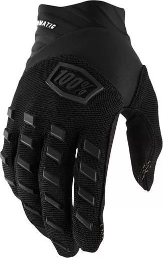 100% Youth Airmatic Gloves Black Charcoal