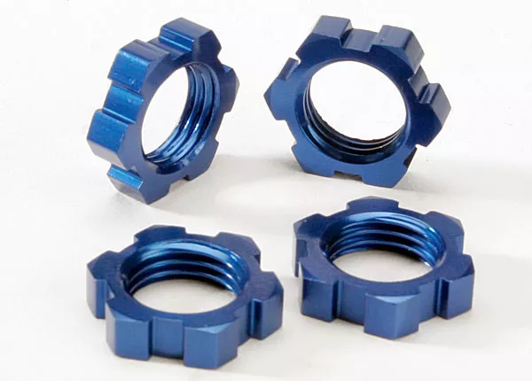 17mm Splined Wheel Nuts (Blue or Green-Anodized) (4)