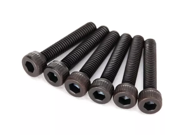 2.5x14mm Cap-Head Machine Screws (Hex Drive) (6)