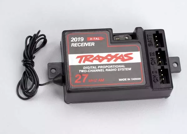 2-Channel 27MHz Receiver, without BEC (For use with Electronic Speed Control)