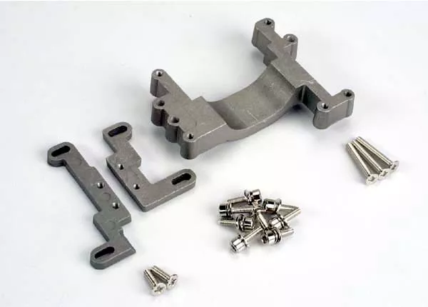 2-Piece Aluminum Engine Mount with Screws (N. Stampede)