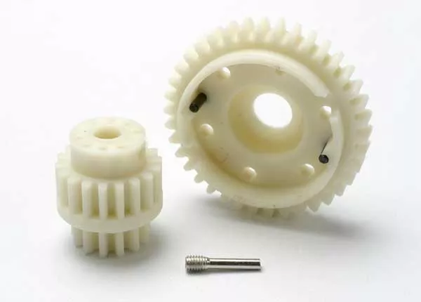 2-Speed Wide Ratio Gear Set (2nd Speed Gear 38T, 13T-18T Input Gears, Hardware)
