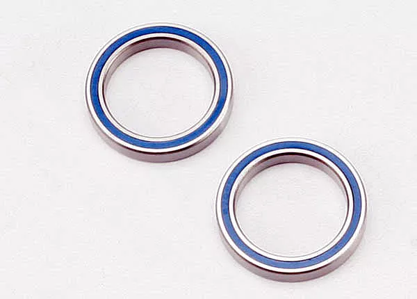 20x27x4mm Ball Bearings (Blue or Black Rubber Sealed) (2)