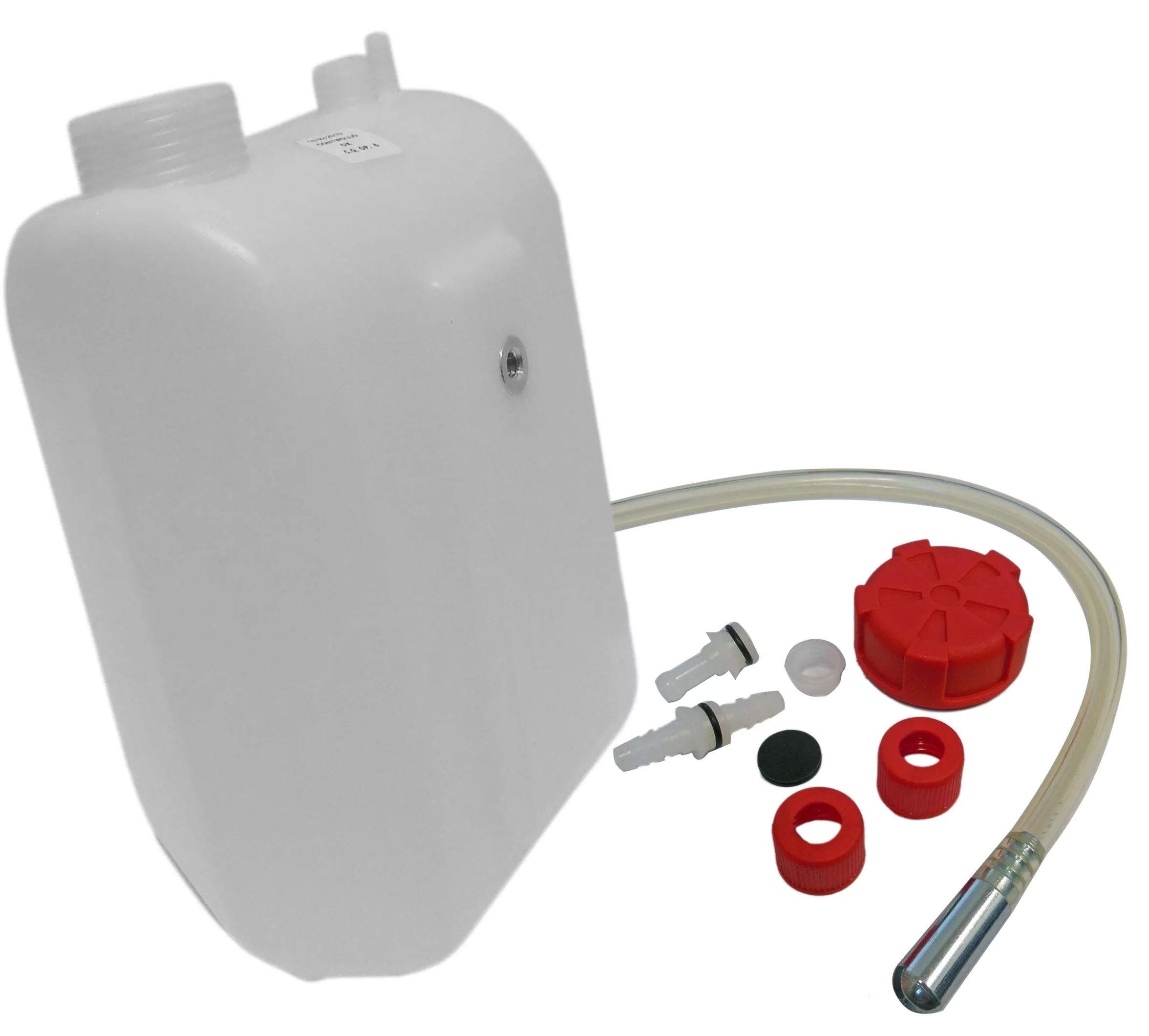 3 Qt. Plastic Fuel Tank (Flush Fit) Cap Color Option: Red or Black
