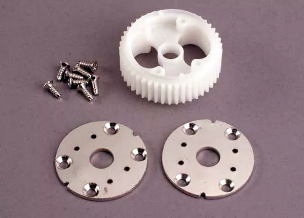 32-Pitch Main Differential Gear with Metal Side Plates & Self-Tapping Screws