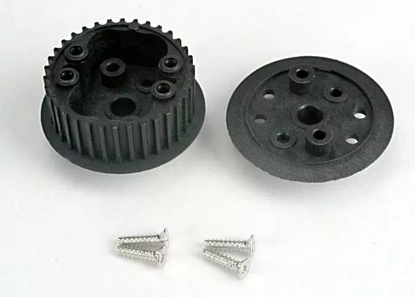 34-Groove Differential with Flanged Side-Cover & Screws