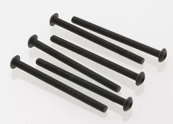 3x40mm Button-Head Machine Screws (Hex Drive) (6)