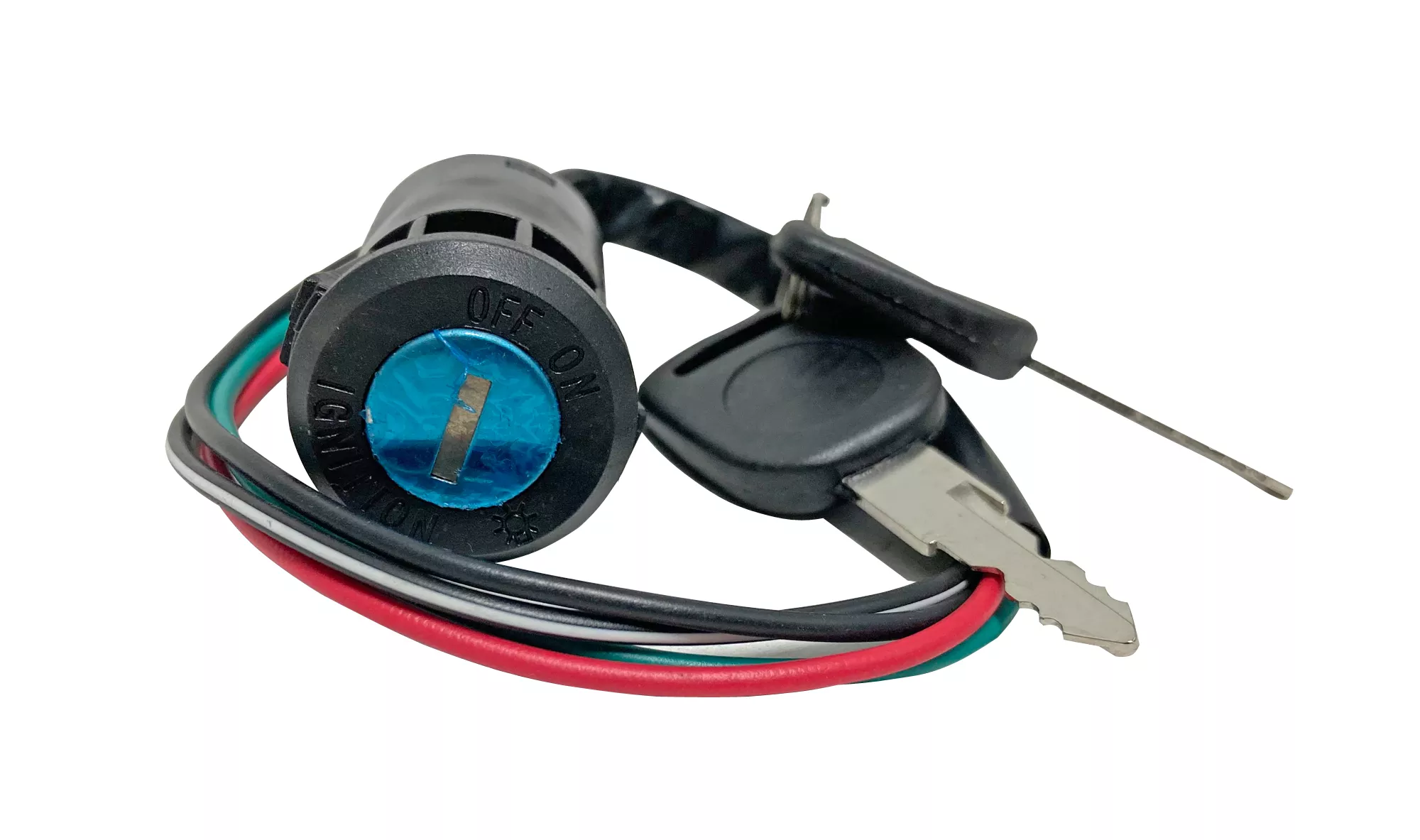 4-Wire Ignition Key Switch for Go-Karts or ATVs