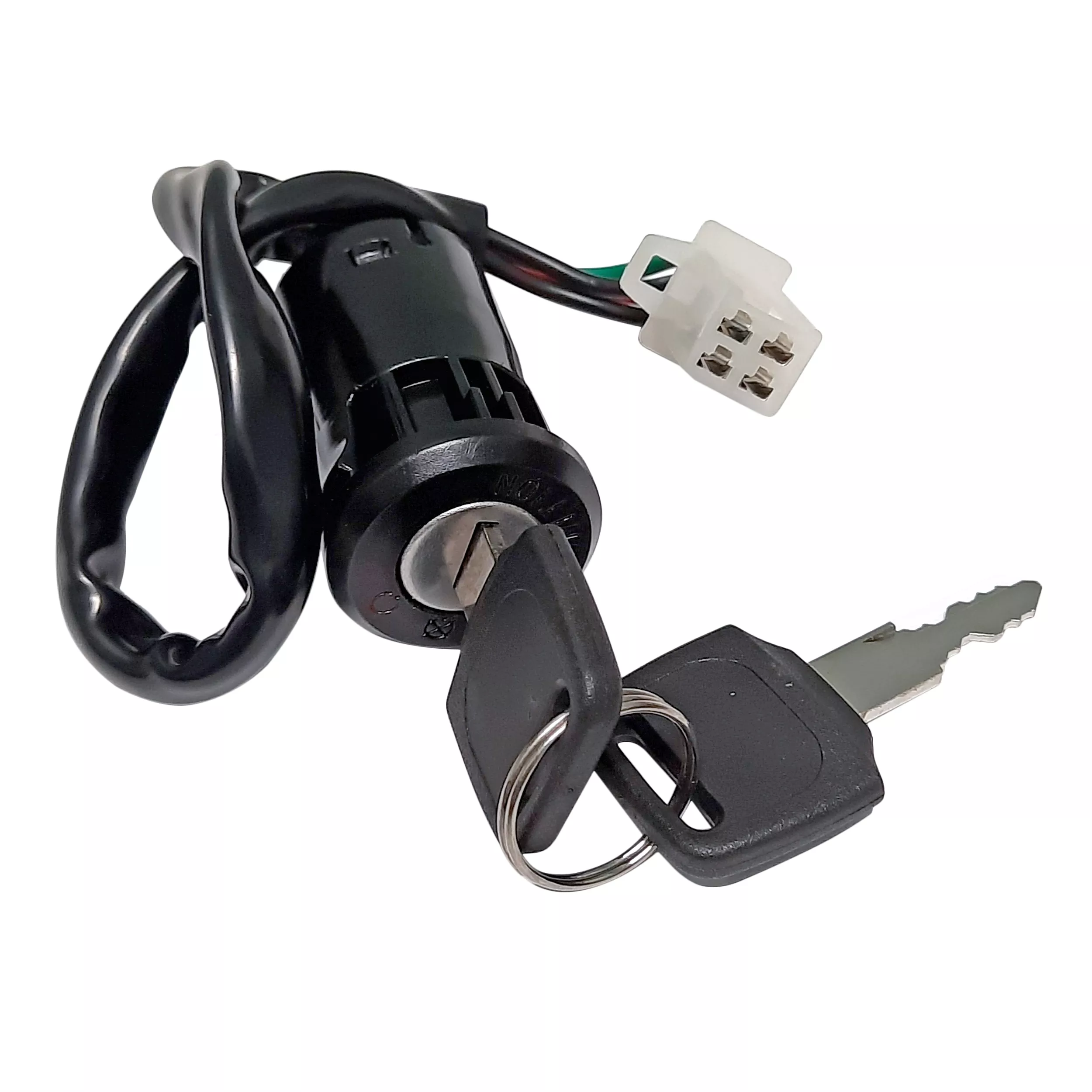 4- Wire Key Switch for 150cc Dirt Bikes, Go-Karts