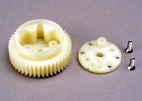 45-Tooth Differential Gear, Side Cover Plate & Screws
