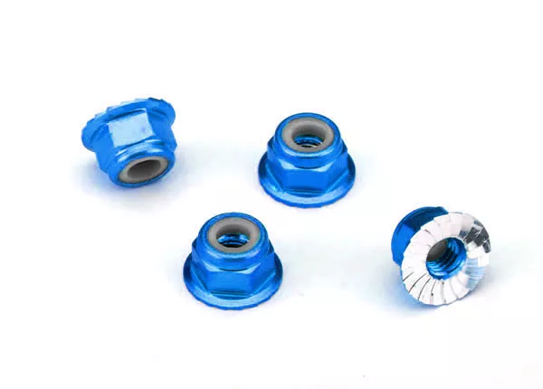 4mm Serrated Aluminum Flange Nuts
