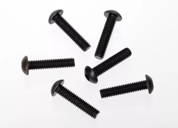 4x18mm Button-Head Machine Screws (Hex Drive)(6)