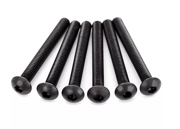 4x35mm Button-Head Machine Screws (Hex Drive) (6)
