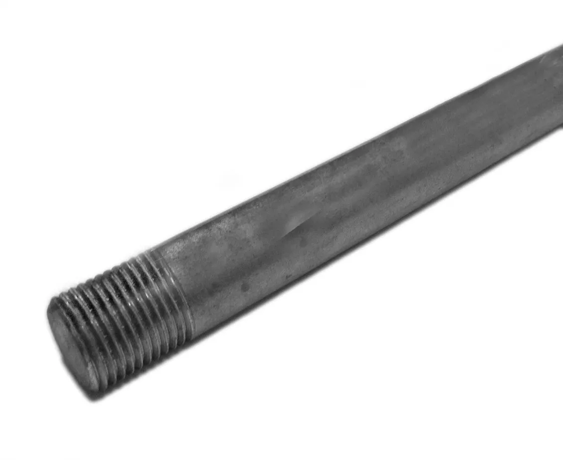 5/8'' Steel Minibike Axle (6-3/4" - 10") 5/8-18 Threaded Ends | No Keyway