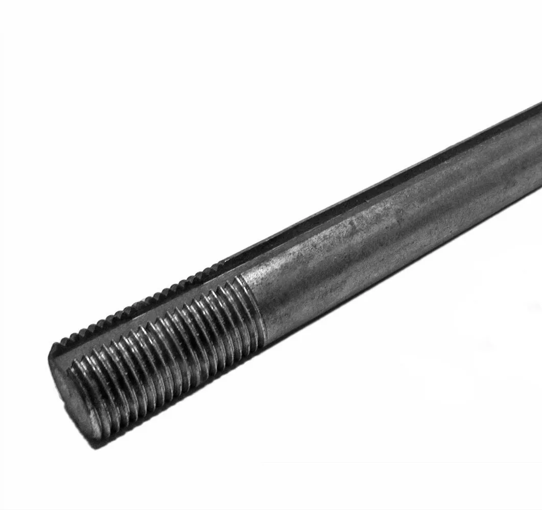 5/8'' Steel Minibike Axle (8" - 14") 5/8-18 Threaded Ends | 3/16" Keyway