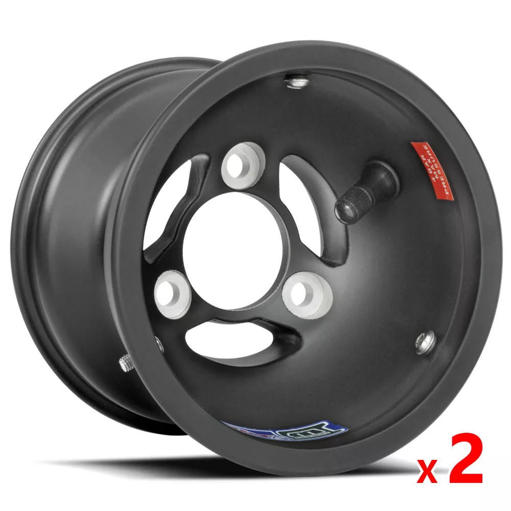 5" Douglas Vented M-Series Kart Wheel (Set of 2) Magnesium | 58mm Bolt Circle