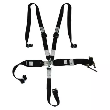 5-pt Harness System Hans LL USD Rachet Adj Blk 53100