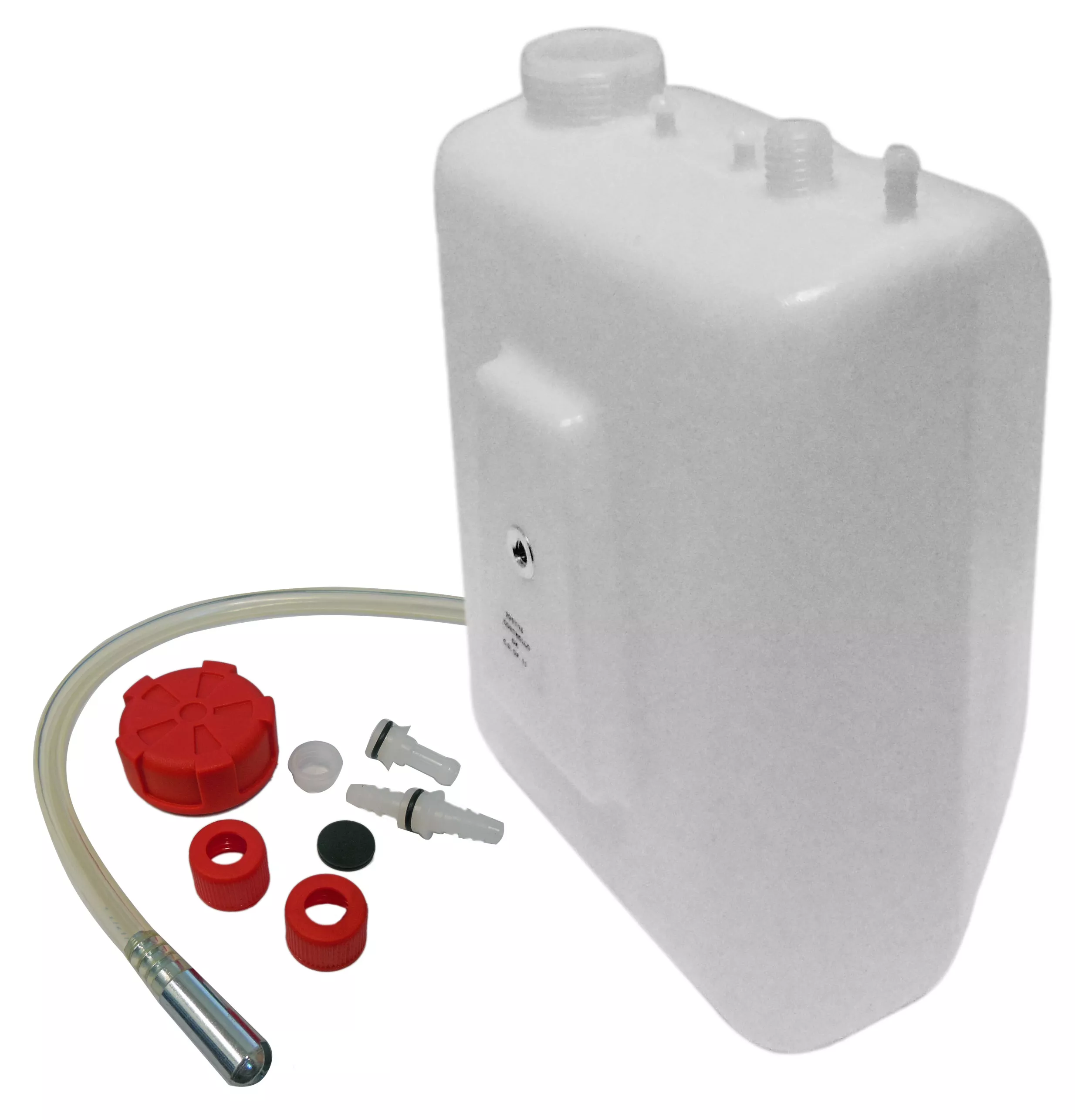 5 Qt. Plastic Fuel Tank (Flush Fit) Cap Color Option: Red or Black
