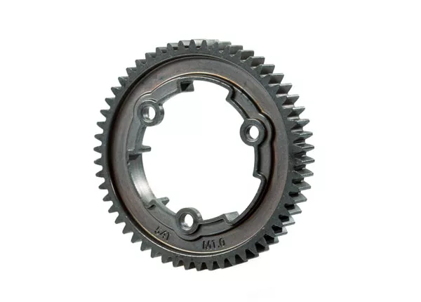 54T Steel Spur Gear (Wide Face, 1.0 Metric Pitch)
