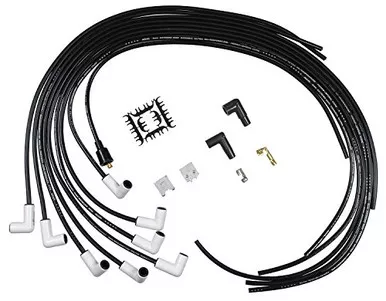 Accel 9001C Extreme 9000 Spark Plug Wire Set Universal 90 Degree White Boots