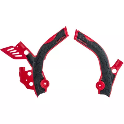 Acerbis Beta 498 RR 4T 2013-2016 X-Grip Frame Guards – Red/Black
