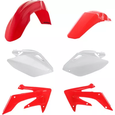 Acerbis Honda CRF250R 2004-2005 Standard Replacement Body Kit - '05 Red/White - CRF250R