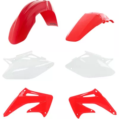 Acerbis Honda CRF450R 2004 Standard Replacement Body Kit - '04 Red/White - CRF450R