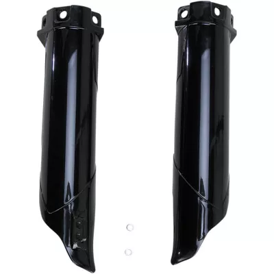 Acerbis Kawasaki KX 100 (rev pipe) 2014-2019 Lower Fork Covers - Black