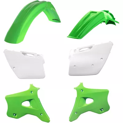 Acerbis Kawasaki KX 250 1994-1998 Standard Replacement Body Kit – ’98 OE Green/White – KX