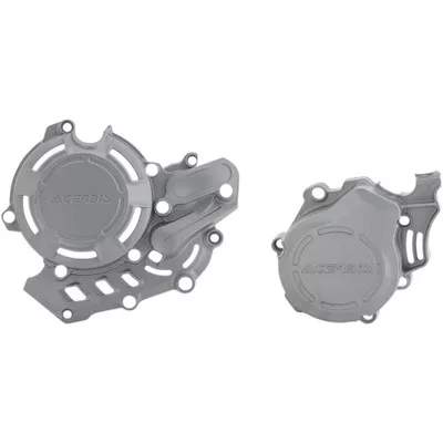 Acerbis KTM 500 EXC-F 2017-2021 X-Power Cover Kit - Silver - KTM/Husqvarna
