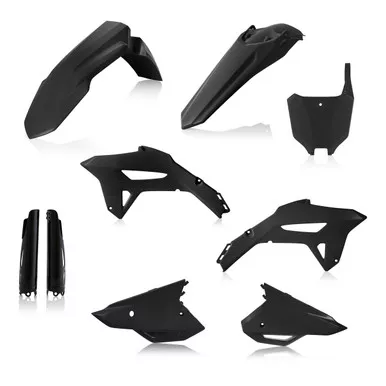 Acerbis Plastic Kit- Full Hon Black - 2858920001