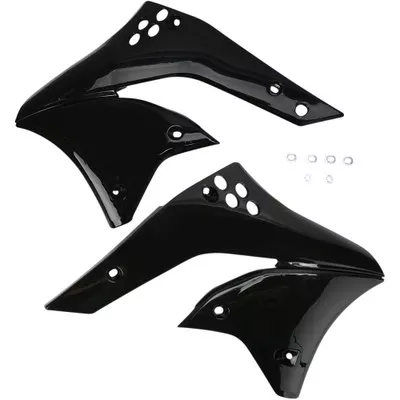 Acerbis Radiator Shrouds - Black - KX450F