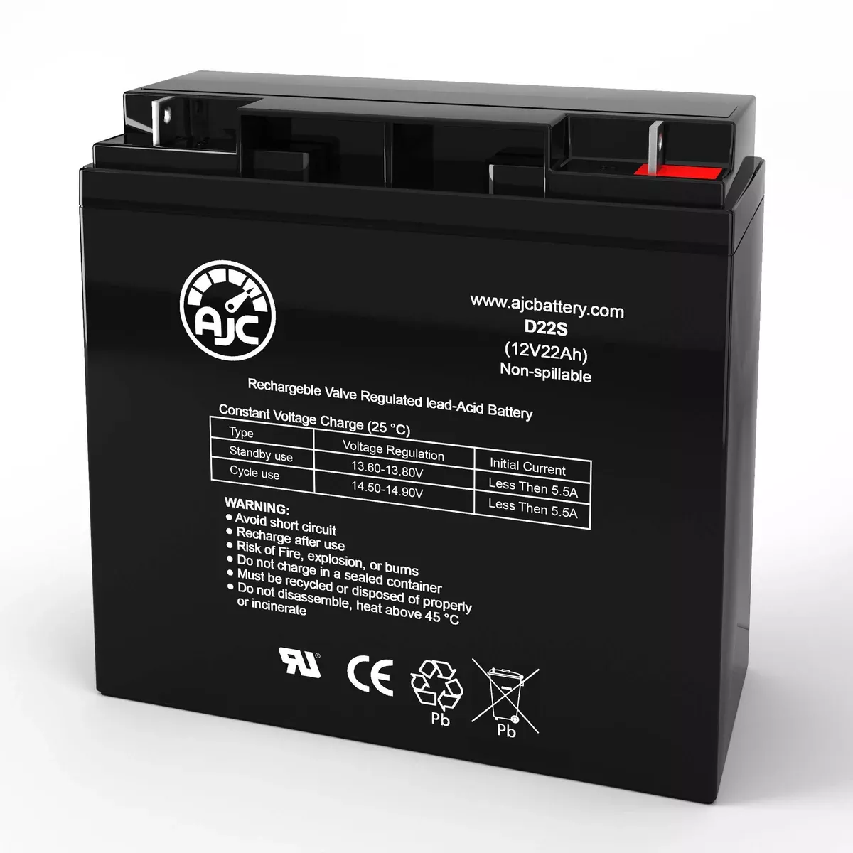 AJC Battery Compatible with Black & Decker 242738-01 Lawn Mower and Tractor Battery
