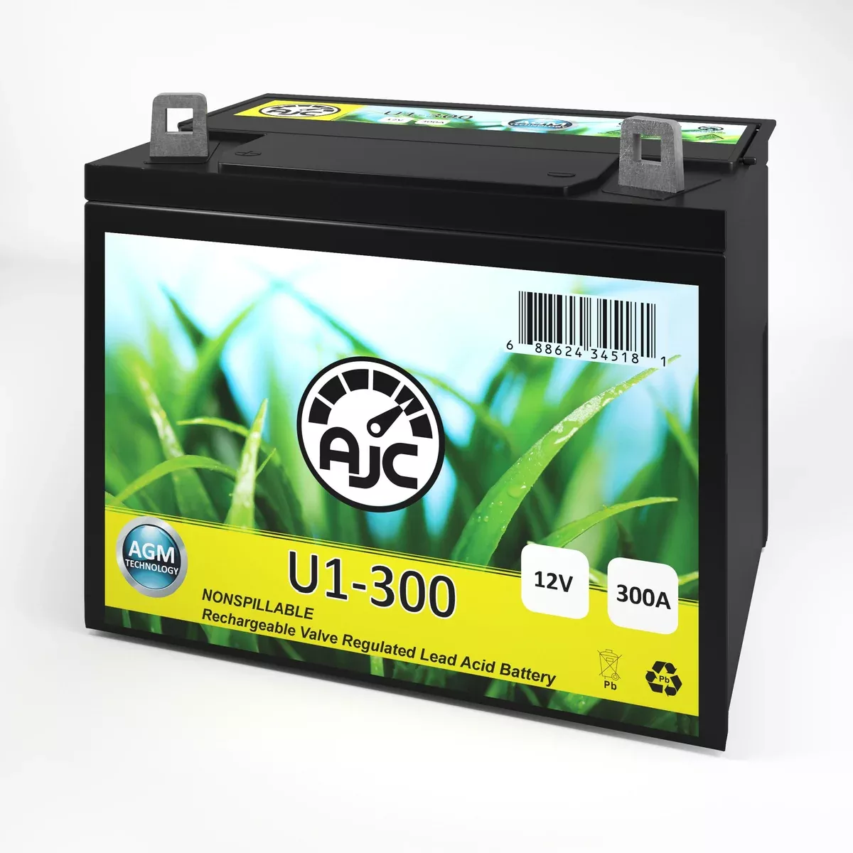 AJC Battery Compatible with Dynamark A3916 U1 Lawn Mower and Tractor Battery