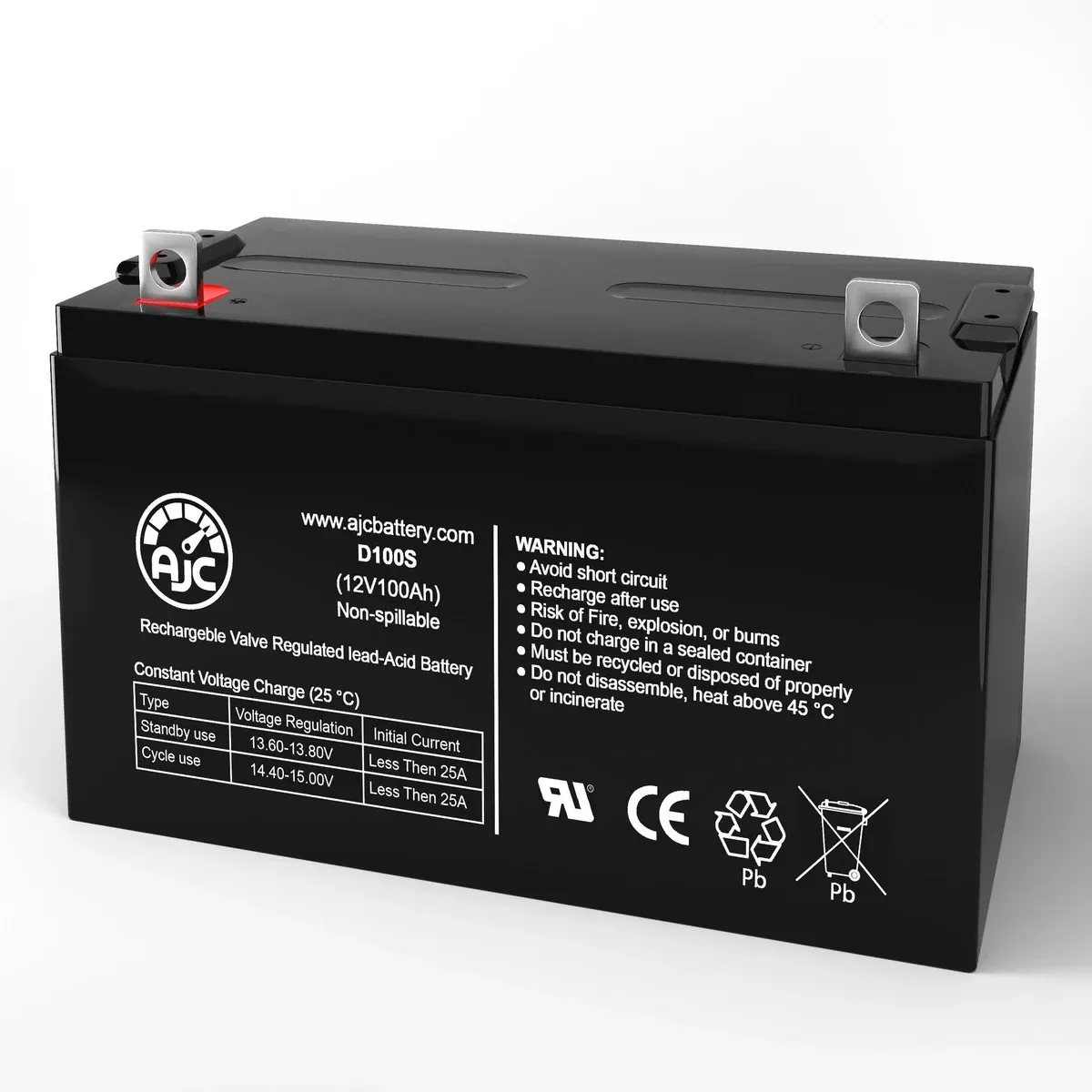 AJC Battery Compatible with Eaton 05147148-6591 12V 100Ah UPS Battery